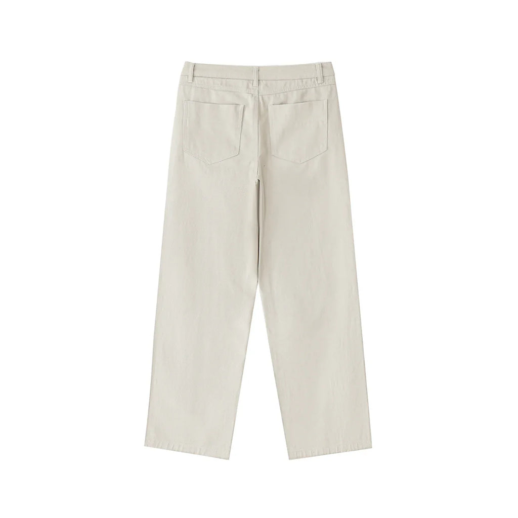 Heavyweight Cotton Straight-Leg Pants - Brendon North
