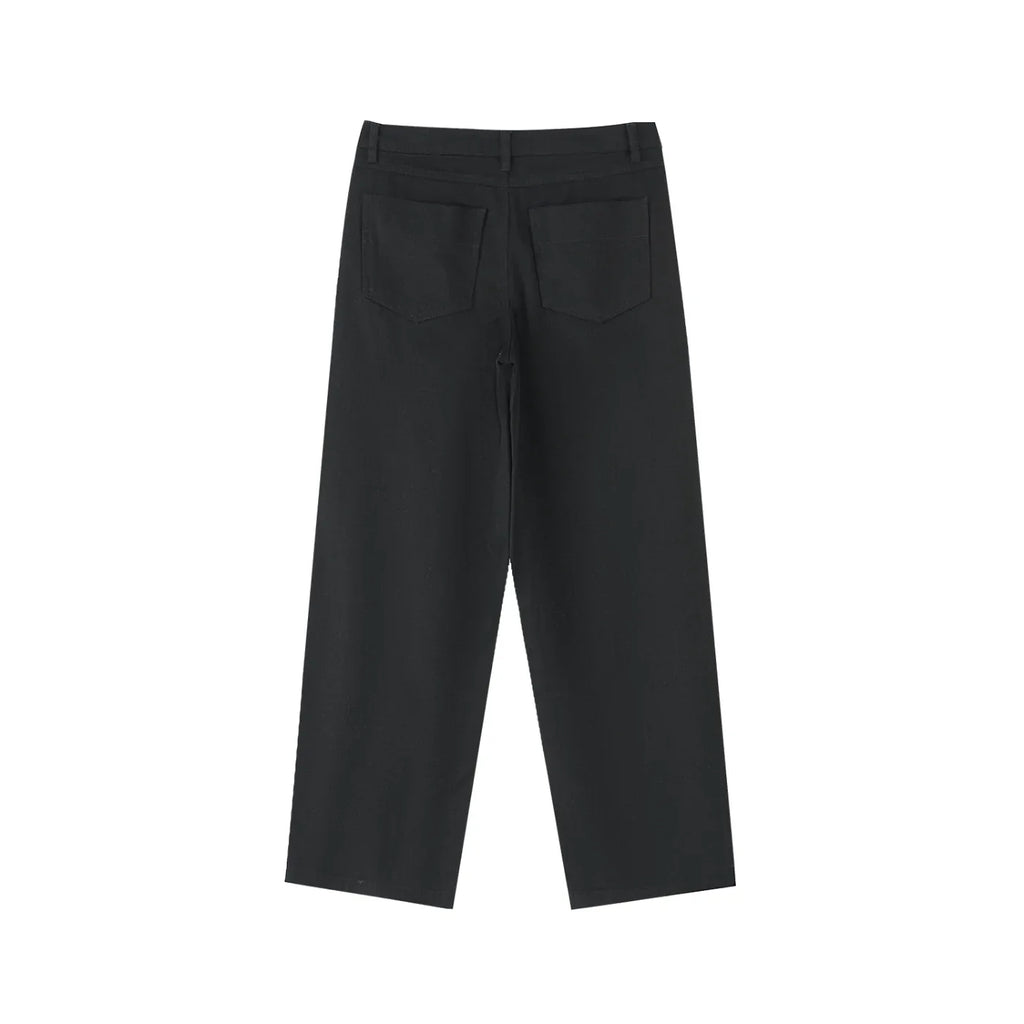 Heavyweight Cotton Straight-Leg Pants - Brendon North