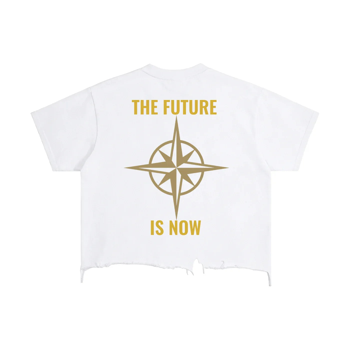 Vintage Wash Boxy Distressed Hem T-Shirt - Brendon North