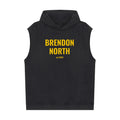 Snow Washed Sleeveless Hoodie - Brendon North