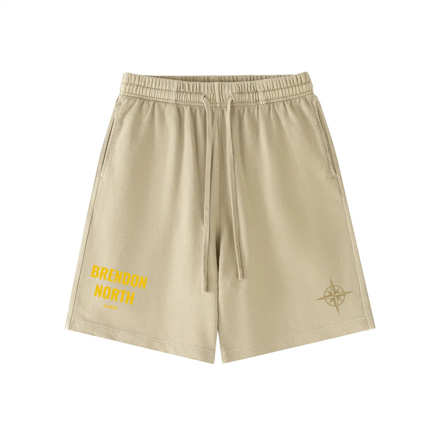 Vintage Wash Cotton Shorts - Brendon North
